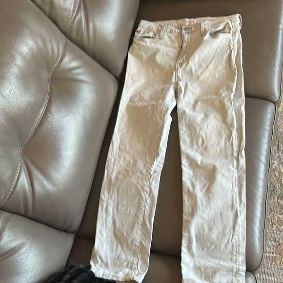 Hudson Blair Jeans Rolled Cuff Stretch Galaxy Light Blue Color Tan Stitch 29 - Picture 3 of 14